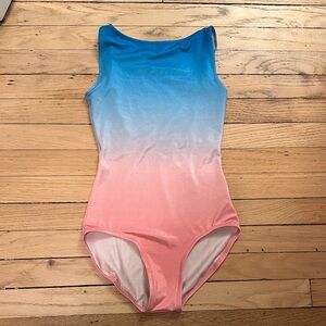 Ombré ballet leotard